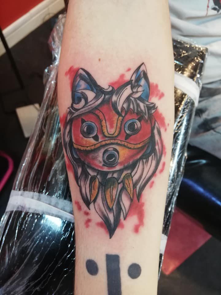 Tatouage aquarelle réalisé par Dixie Wolf — photo 4